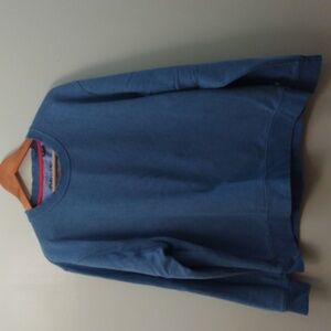 Orvis XL Light Blue Cotton Blend Crewneck Sweatshirt